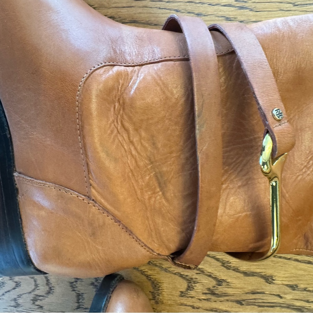 Ralph Lauren Jenny Riding Boots Western Vintage - Picture 13 of 16